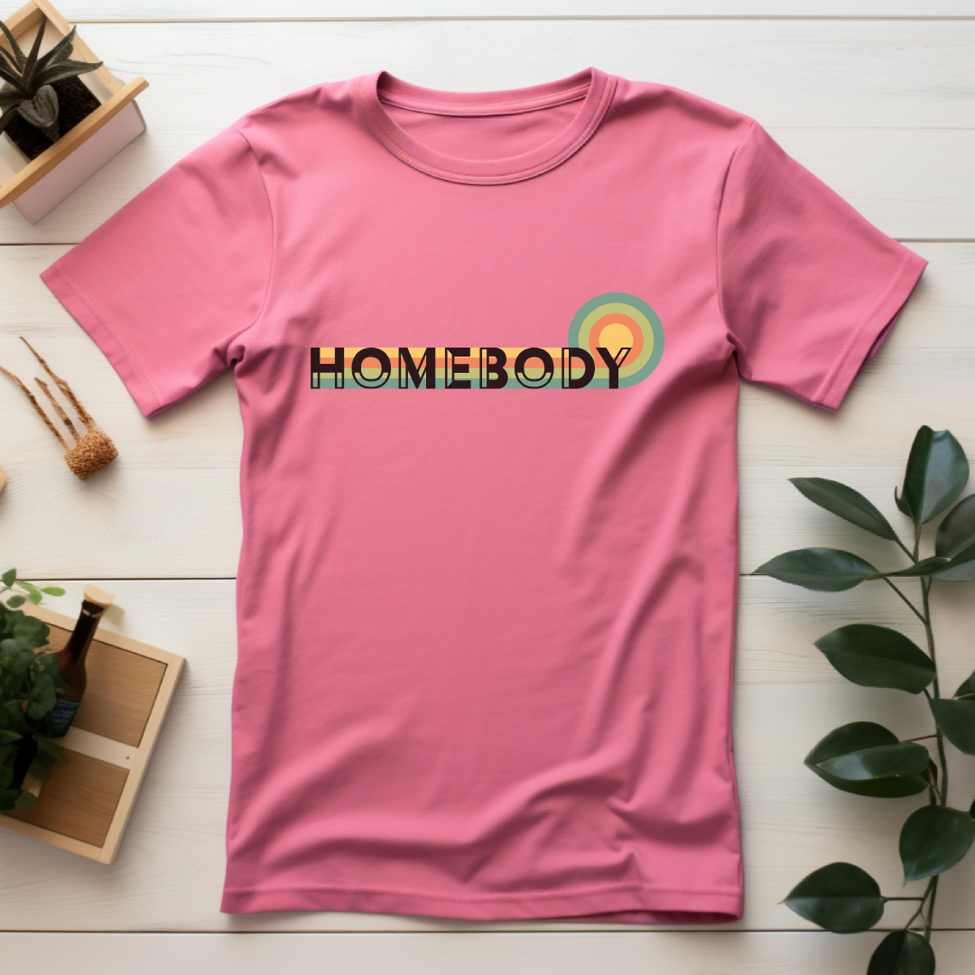 Retro Rainbow Homebody T-Shirt