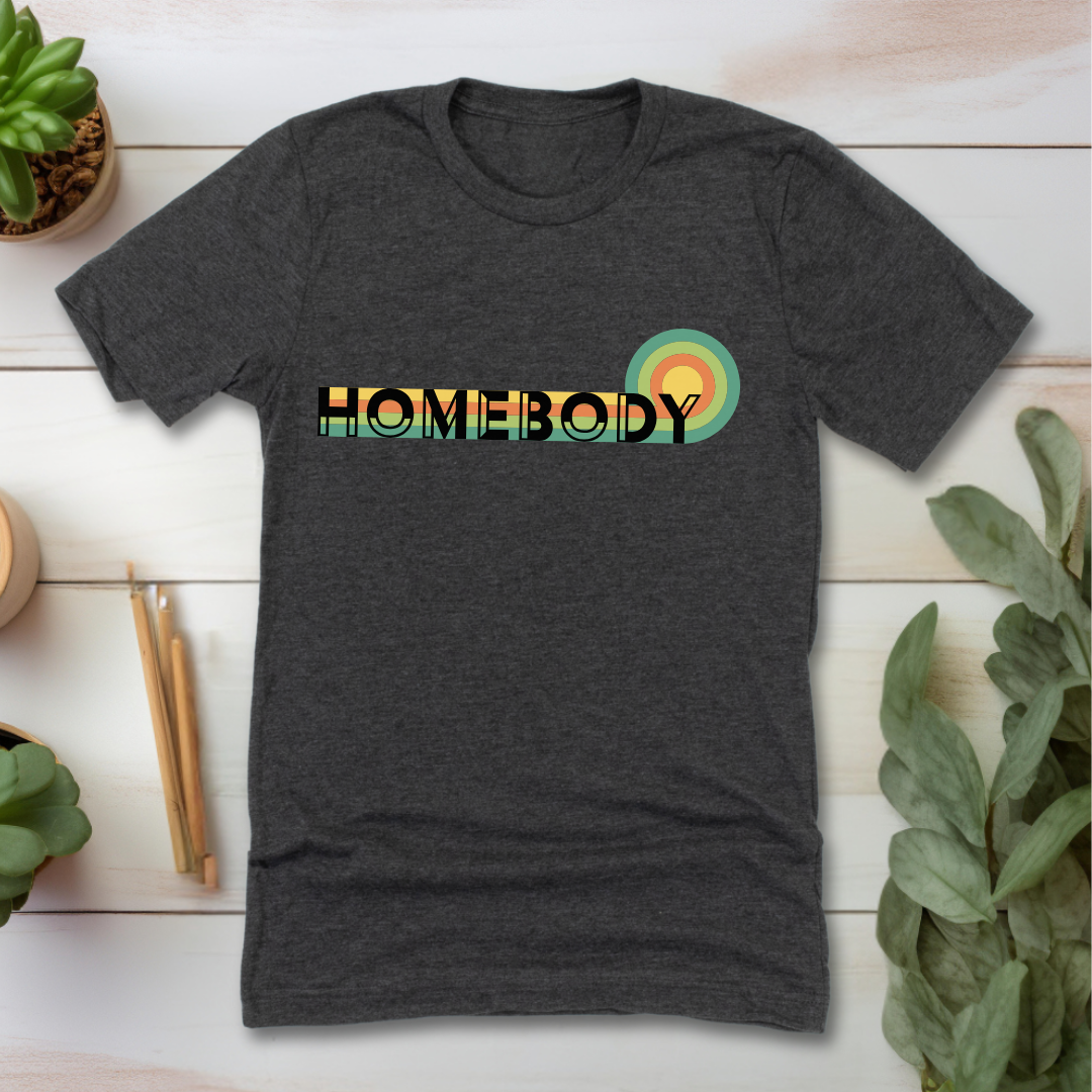 Retro Rainbow Homebody T-Shirt