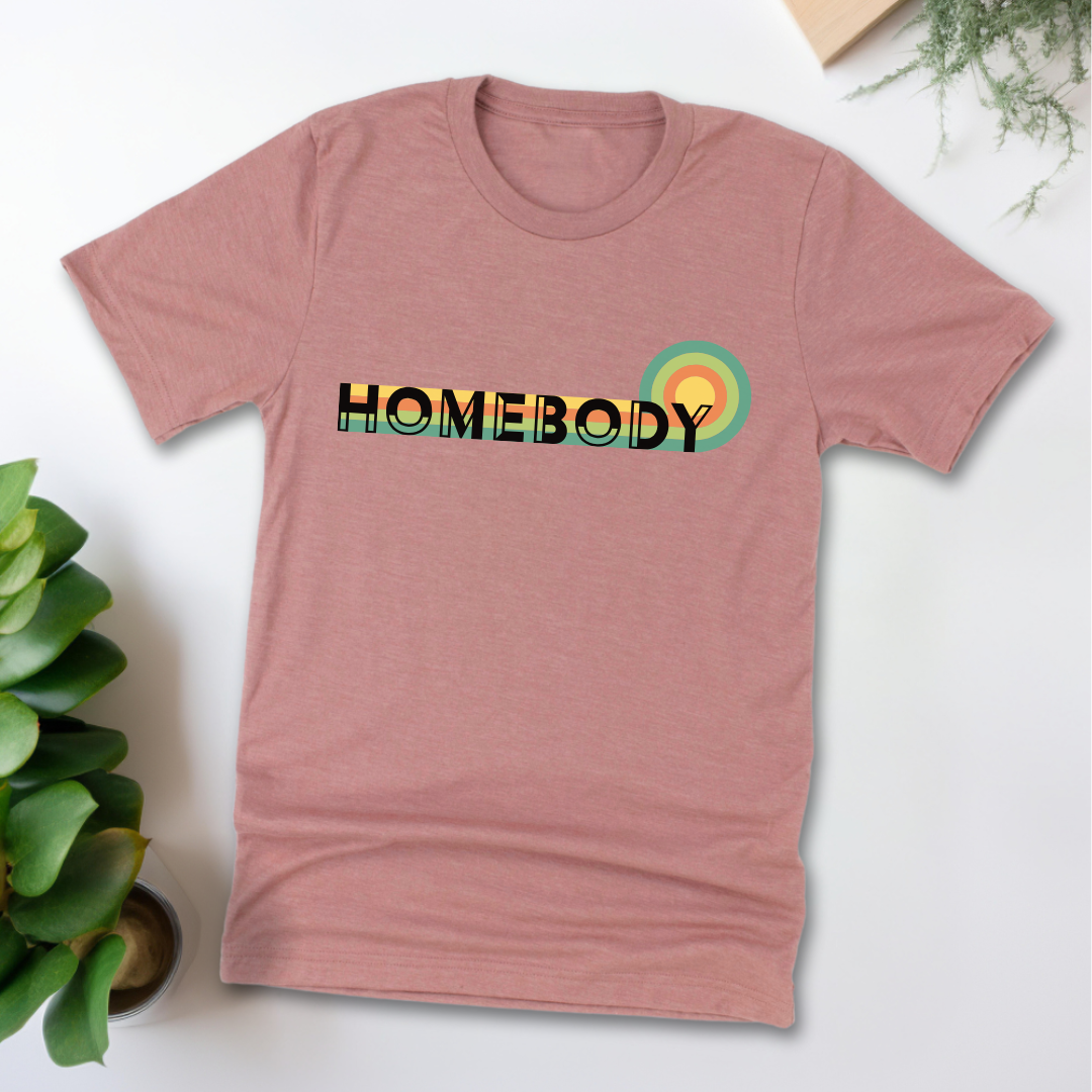 Retro Rainbow Homebody T-Shirt