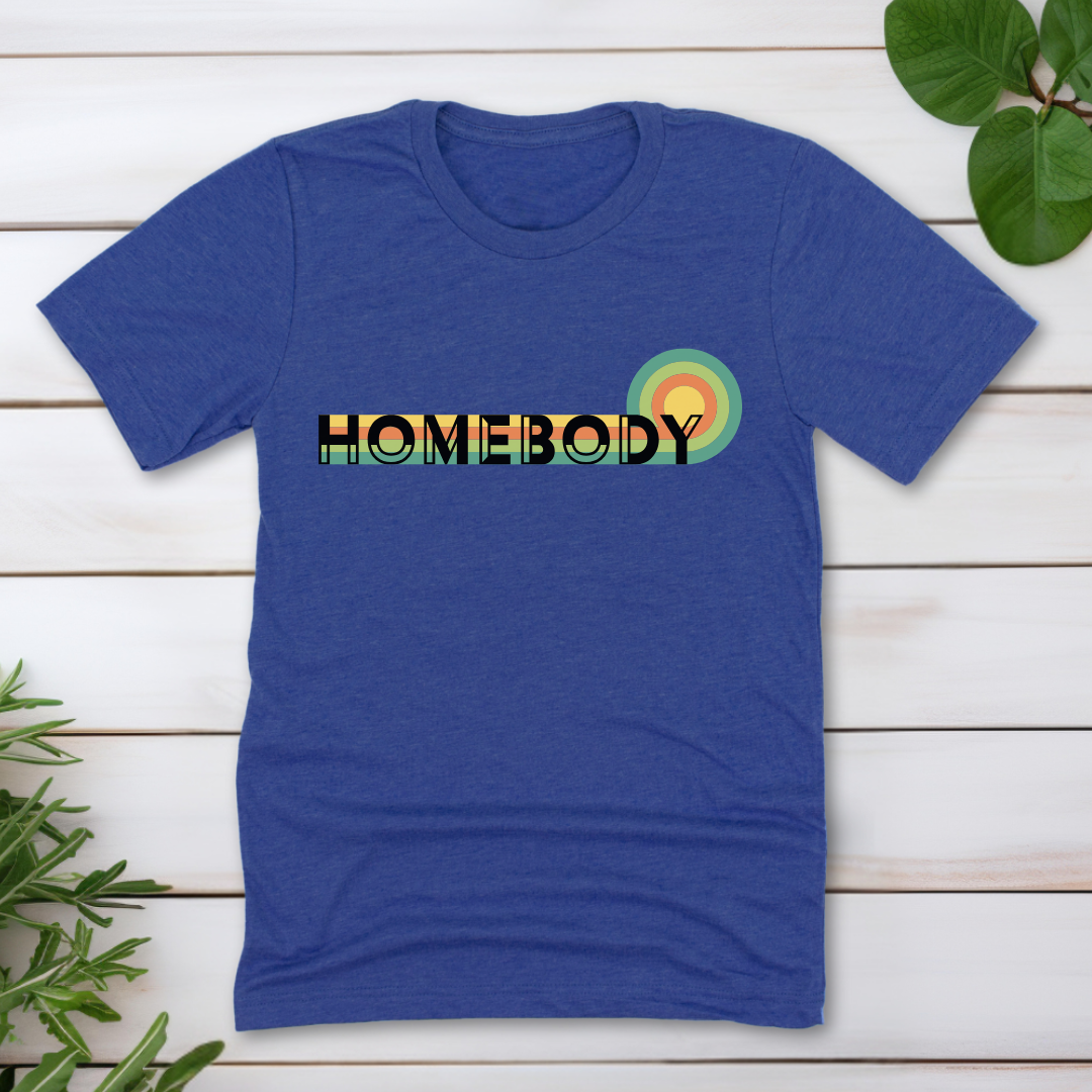 Retro Rainbow Homebody T-Shirt