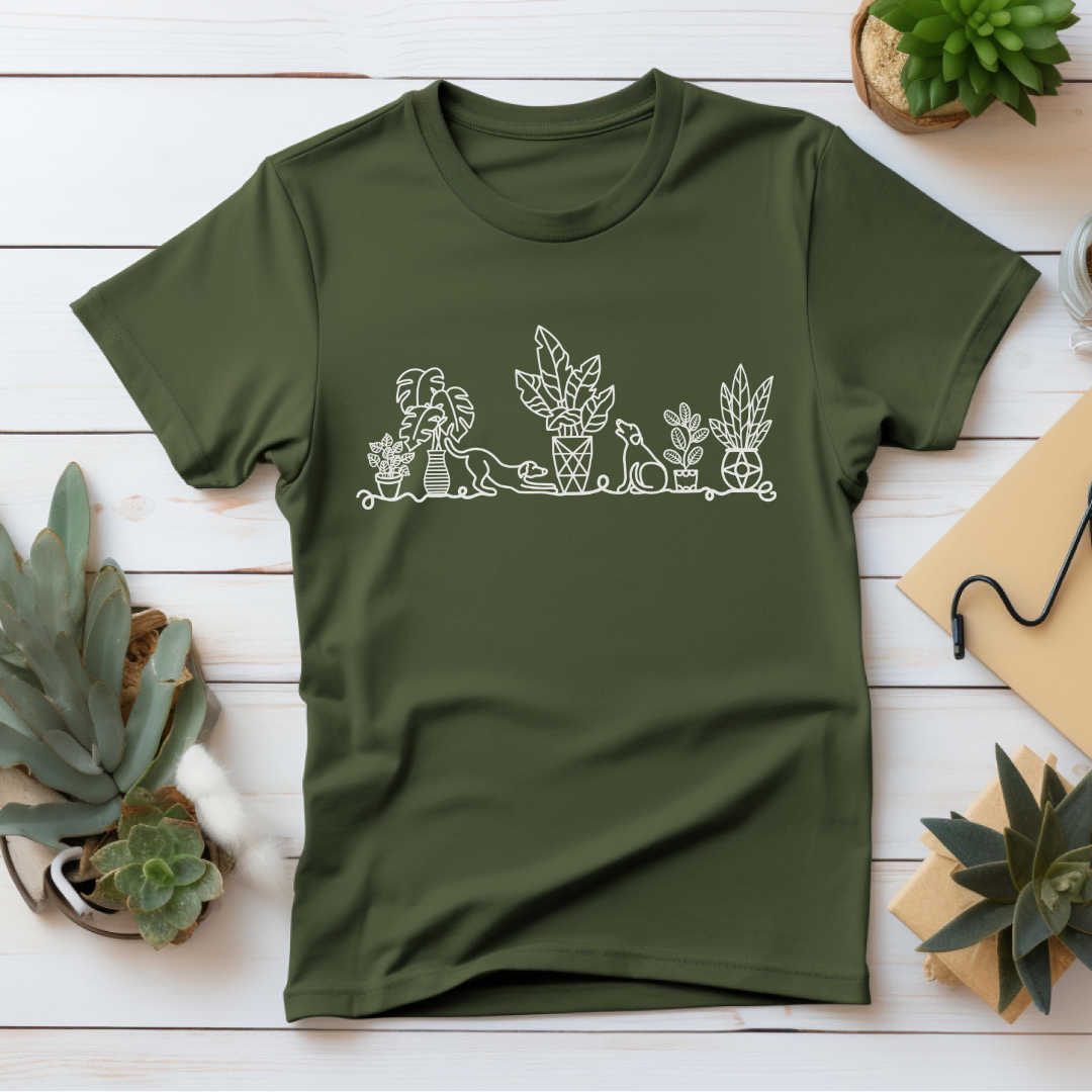 Dogs & Plants T-Shirt