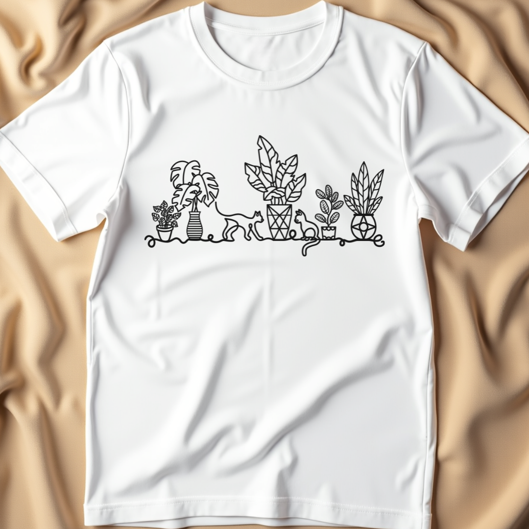 Cats & Plants T-Shirt